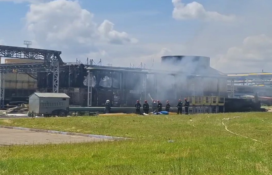 На «Нафтане» произошел пожар – один работник получил ожоги