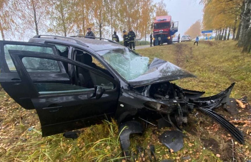 В Докшицком районе произошло серьезное ДТП