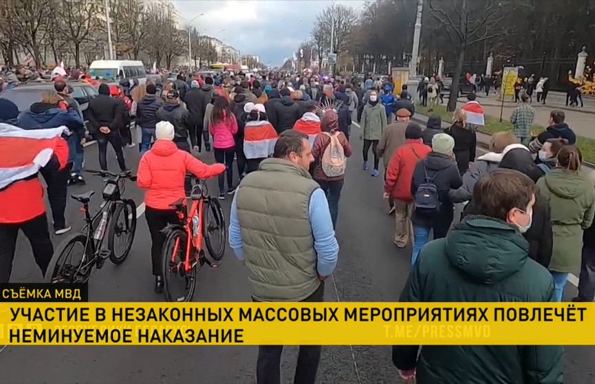 Воскресные протестные акции в Минске: милиция задержала наиболее опасных участников