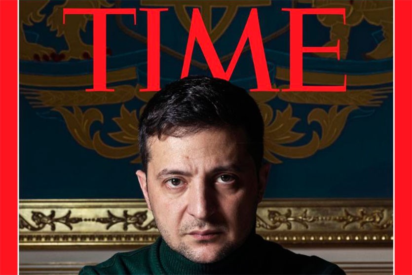 Зеленский попал на обложку еженедельника Time