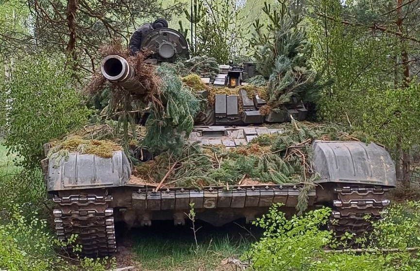На Гожском полигоне танковые батальоны проводят учение с боевой стрельбой