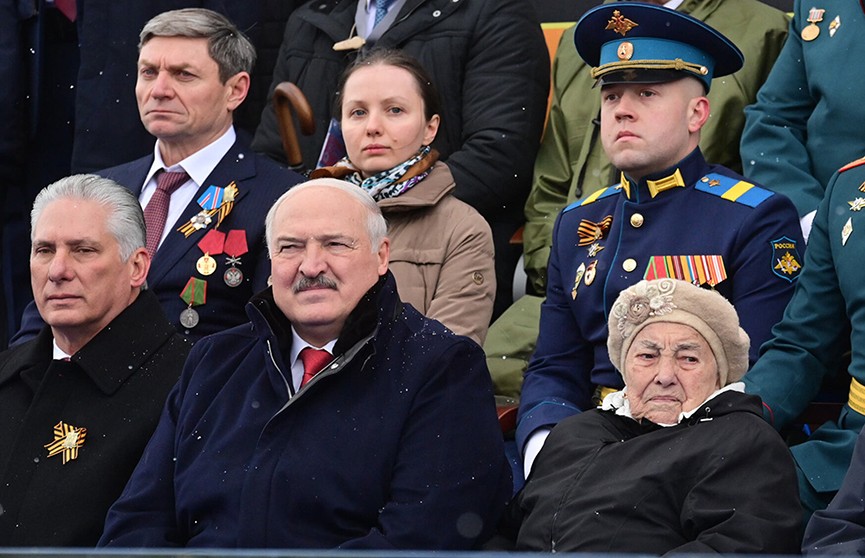 А. Лукашенко принял участие в торжествах в честь Дня Победы в Москве