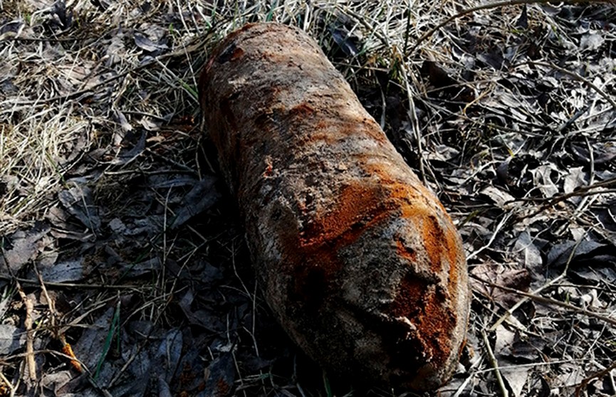 Cнаряд времён войны обнаружили при прокладке газопровода в Ивацевичском районе