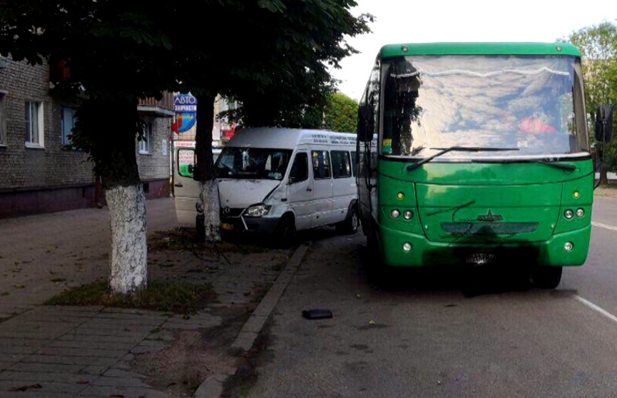 Везли пассажиров и не поделили дорогу. ДТП рейсового автобуса и маршрутного такси