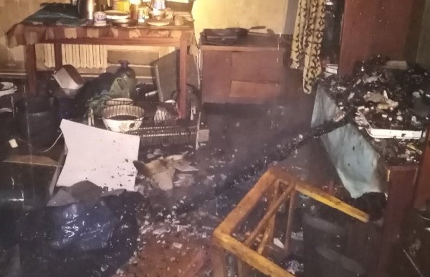 В Сенненском районе на пожаре погибли мужчина и женщина