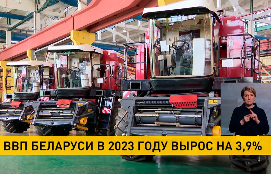 ВВП Беларуси в 2023 году вырос на 3,9%