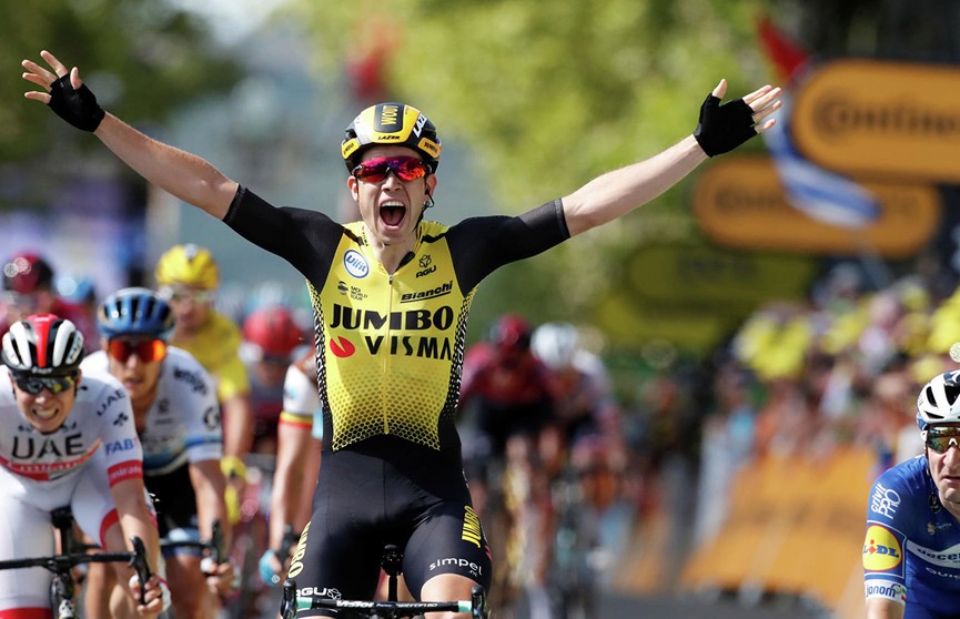 «Тур де Франс»: бельгиец Ваут ван Арт выиграл 10-й этап протяжённостью 217 километров