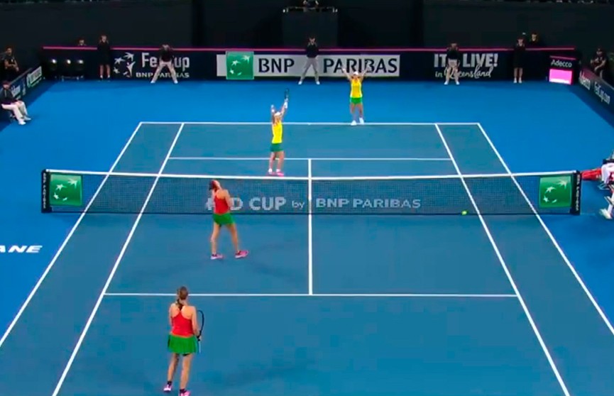 Женская сборная Беларуси уступила Австралии в полуфинале Кубка Федерации по теннису