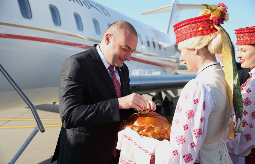 Премьер-министр Грузии прибыл в Беларусь с официальным визитом