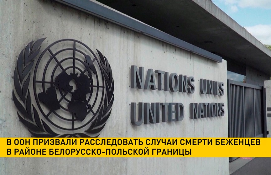 В ООН призвали расследовать случаи смерти беженцев в районе белорусско-польской границы