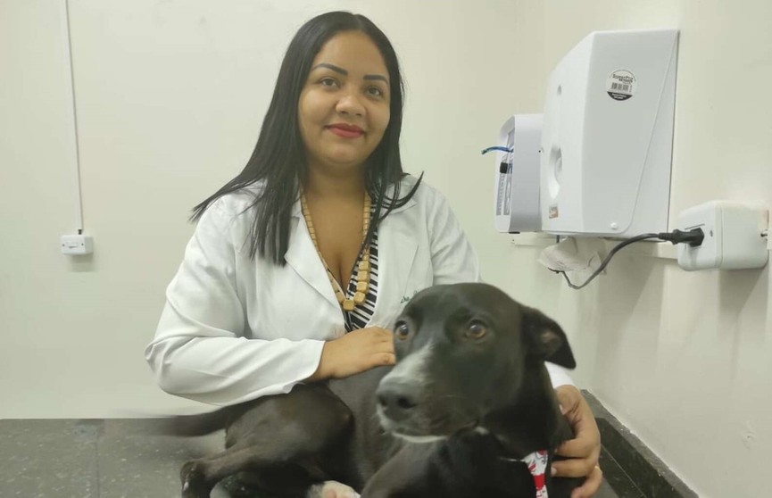 Пес сам обратился в клинику за помощью и удивил ветеринаров (ВИДЕО)