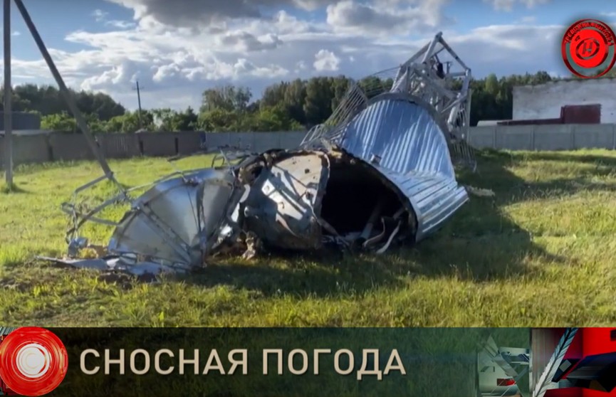 ПОСЛЕ ШКВАЛА. Разрушительной силы ветер в Гродненской области. Видео с места событий  в репортаже «Тревожной кнопки»