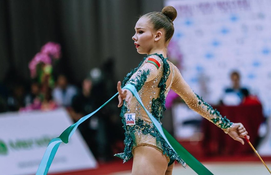 Cразу две медали завоевали белорусские гимнастки на этапе Кубка мира в Баку