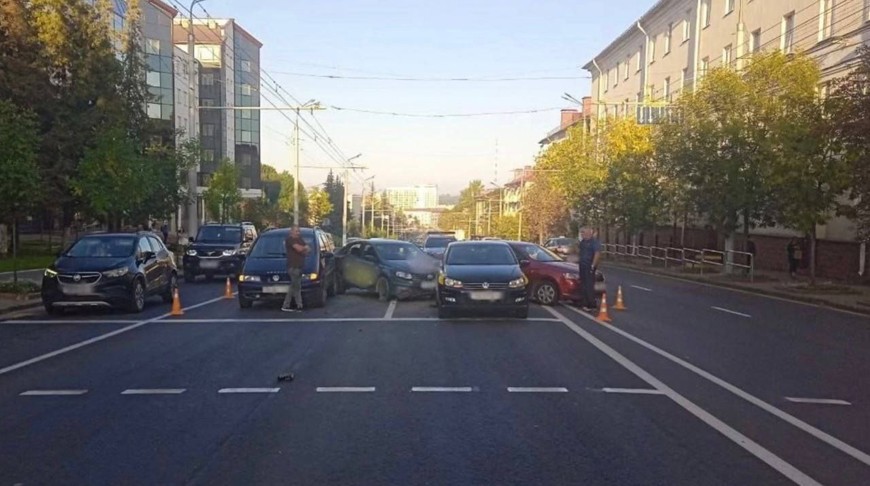 Нетрезвый водитель в Витебске протаранил три автомобиля