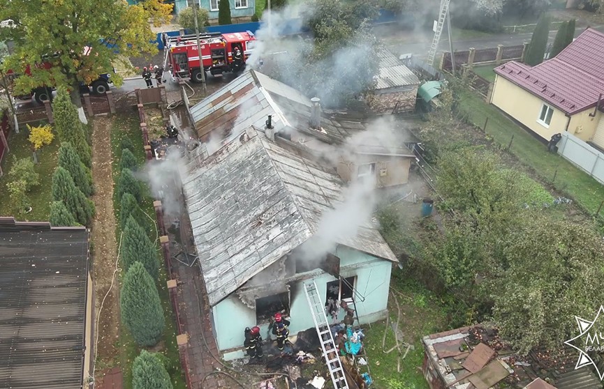 В Минском районе на пожаре погибли двое детей