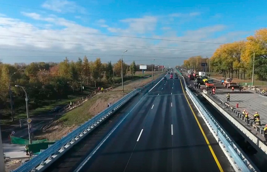 Движение транспорта по внутренней стороне МКАД в районе Лошицы откроется 3 ноября