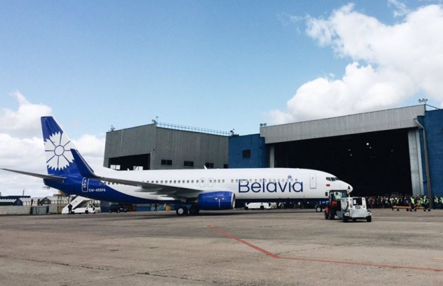 Самолёт «Белавиа» задел фонари в аэропорту «Борисполь»