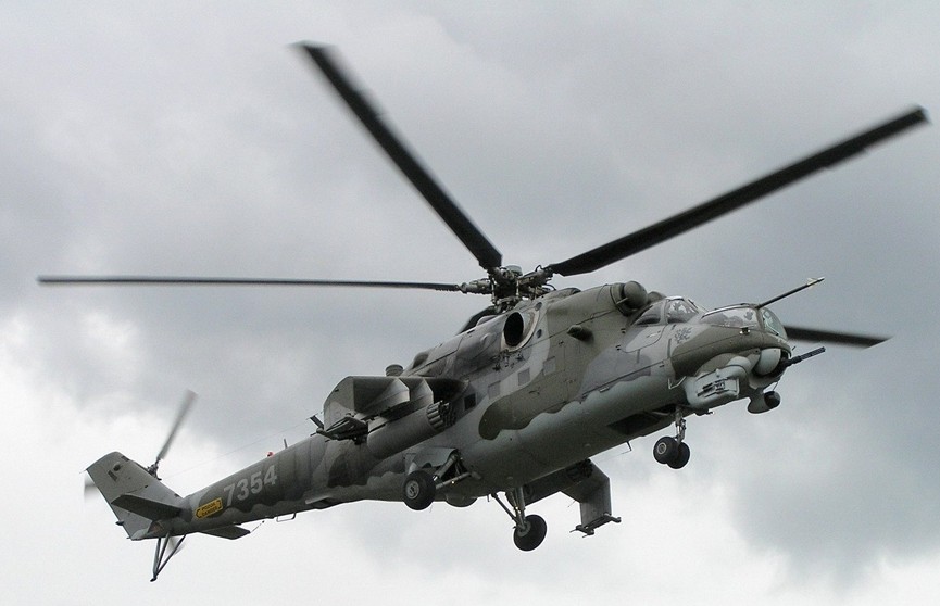 Военный вертолёт разбился в Чехии