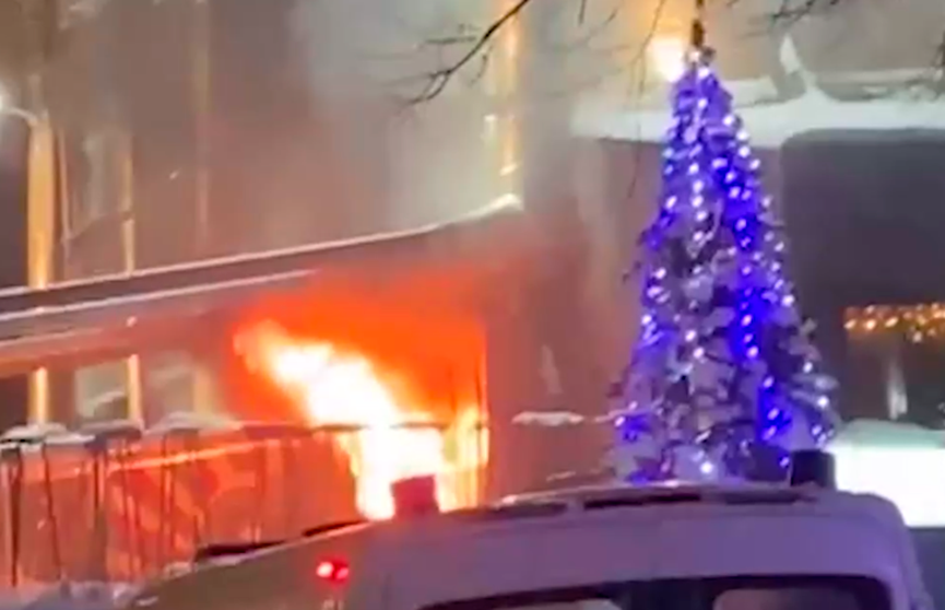 На севере Москвы горел ресторан по ул. Вятской
