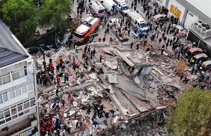 Фото после землетрясения