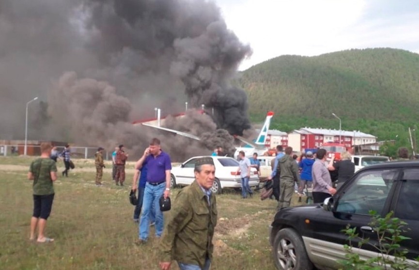 Пассажир снял на видео момент крушения Ан-24 в Бурятии