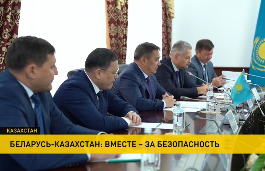 Сотрудничество органов правопорядка Беларуси и Казахстана обсуждают в Нур-Султане
