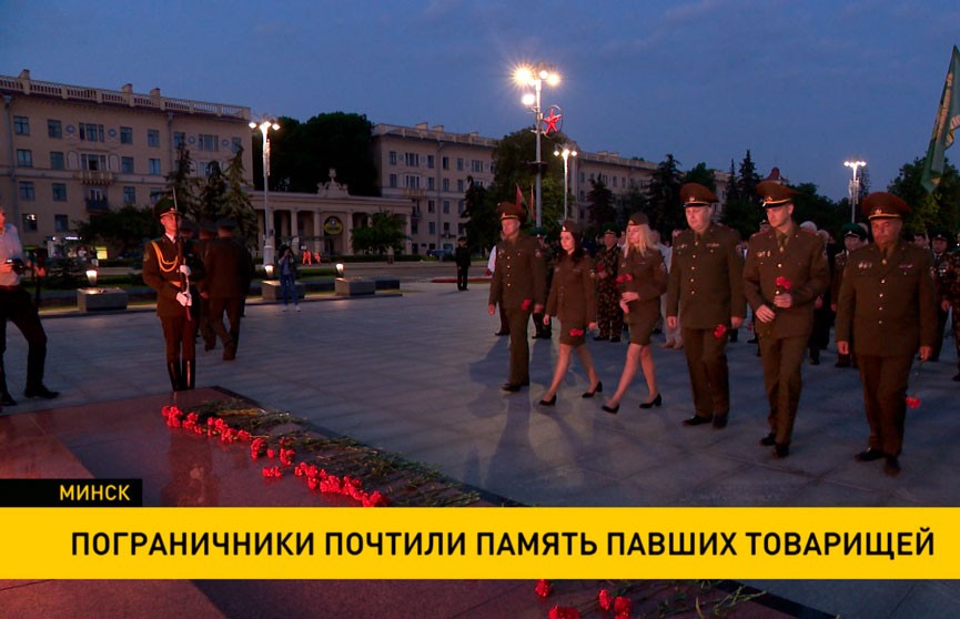 Пограничники почтили память товарищей, павших в Великой Отечественной войне