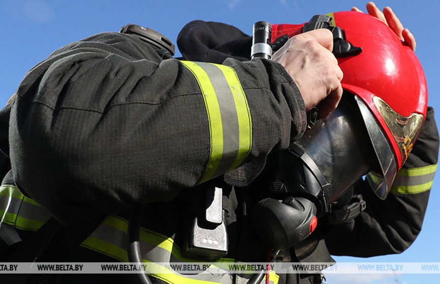 При пожаре в Минске спасли двоих мужчин