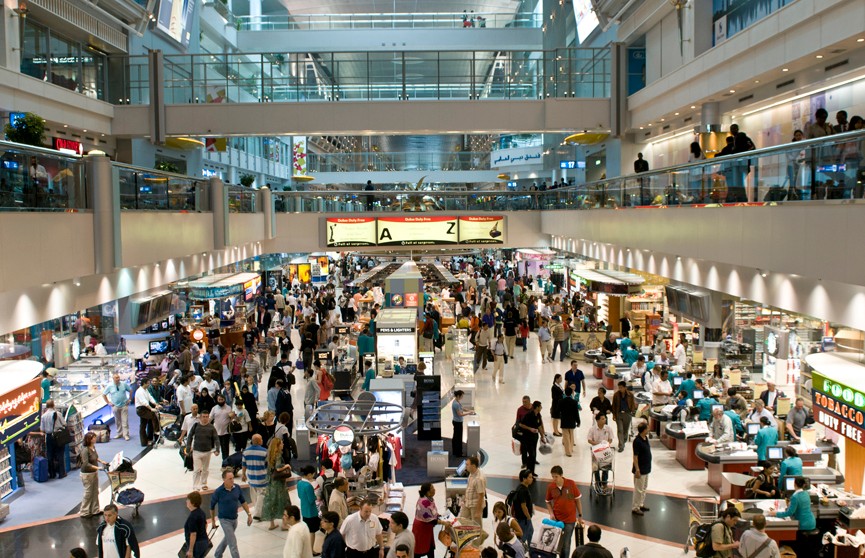 Аэропорт Дубая пятый год подряд признан самым загруженным в мире