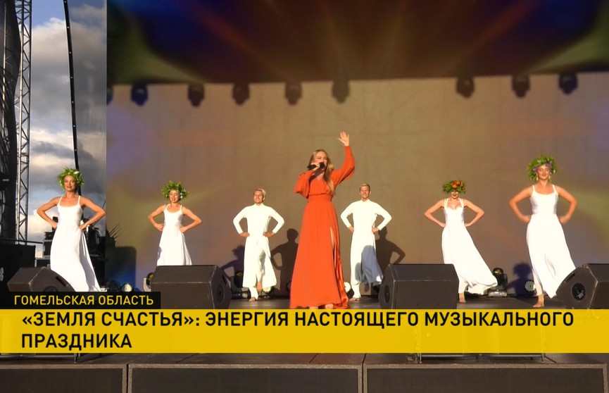 В Тихиничах белорусские артисты выступили с громким концертом перед местными жителями
