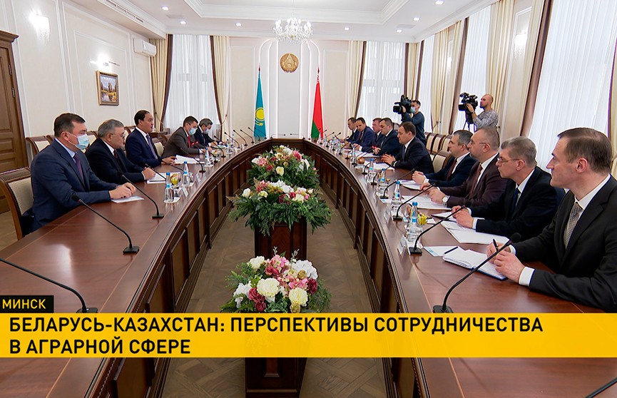 Беларусь и Казахстан обсудили сотрудничество в аграрной сфере, а также создание предприятия по производству ветпрепаратов