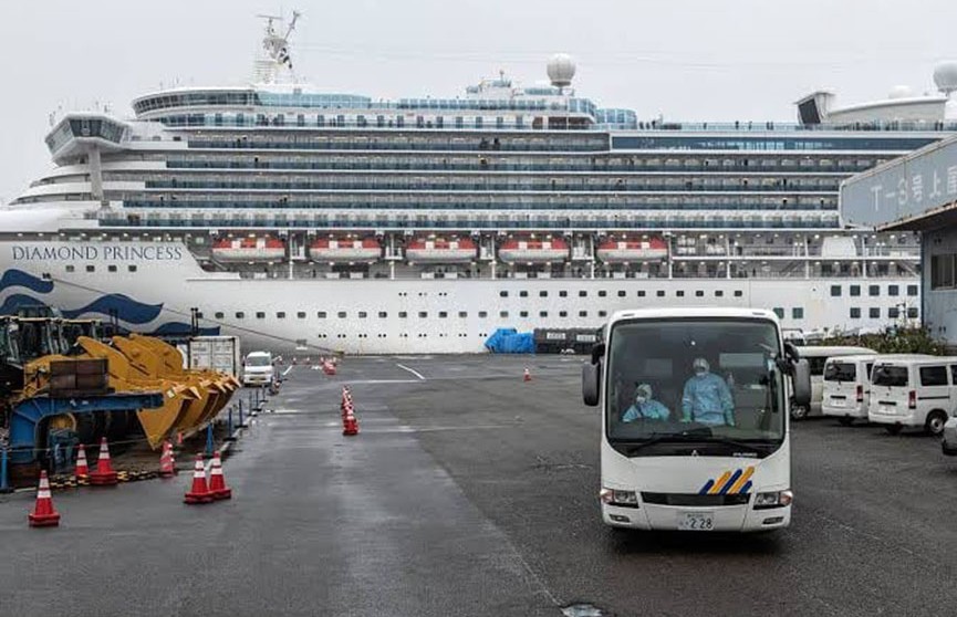 Коронавирусом заразились ещё двое россиян с круизного лайнера в Японии