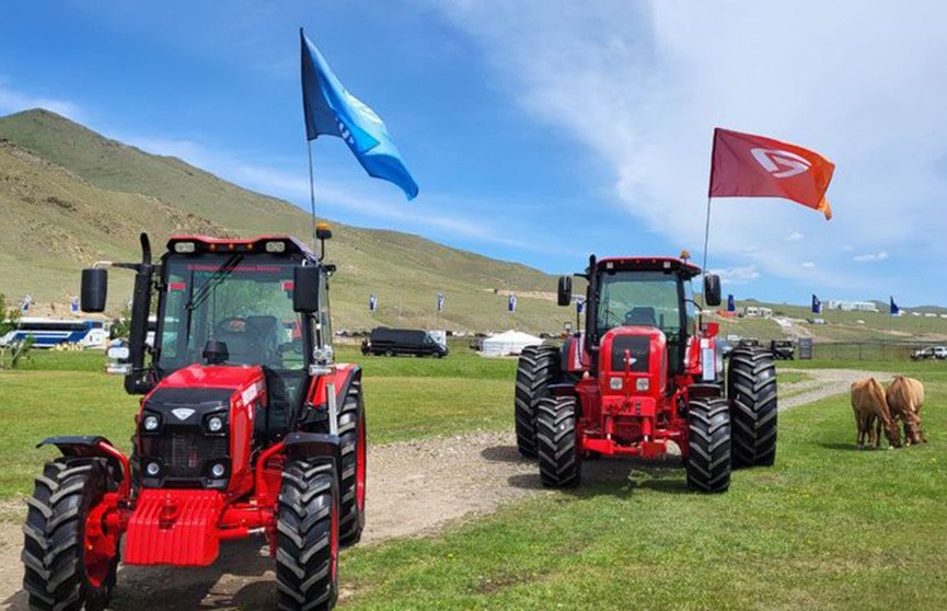 Тракторы «Беларус» и монгольские скакуны. Президенты Беларуси и Монголии обменялись подарками