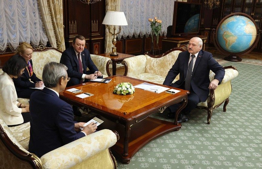 Александр Лукашенко провел встречу с Генеральным секретарем ШОС