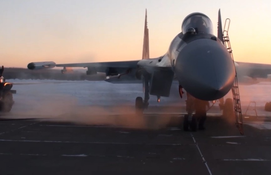 Российские истребители СУ-35 отработают полеты на максимальную дальность во время учения «Союзная решимость»