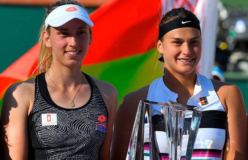 Арина Соболенко и Элисе Мертенс выиграли теннисный турнир в Индиан-Уэллсе в парном разряде