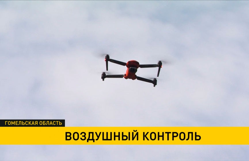 Воздушный контроль появился на дорогах Гомельской области