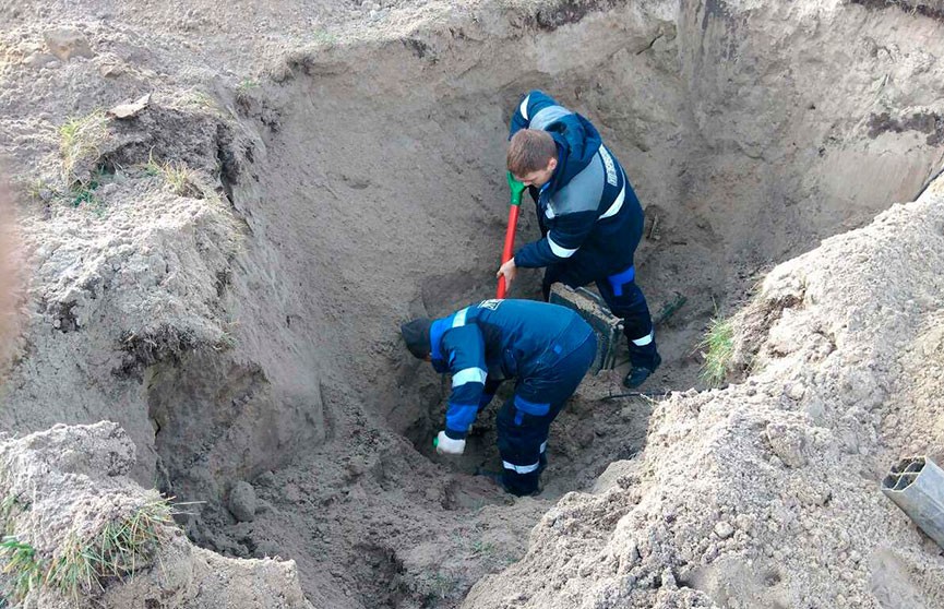 Коммунальщики повредили газопровод в Пинске: без газа остались три дома