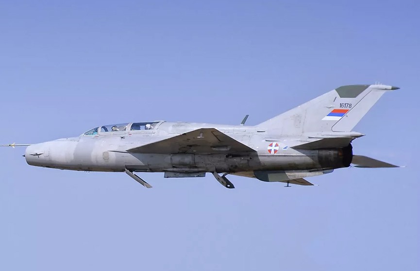 В Сербии потерпел крушение самолет МиГ-21
