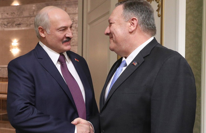 Лукашенко на встрече с Помпео: Беларусь и её народ готовы работать на стабильность и мир
