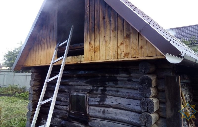 Три бани сгорели в Витебской области за минувшие сутки