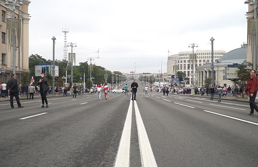 В центре Минска и отдельных городах снова прошли несанкционированные акции