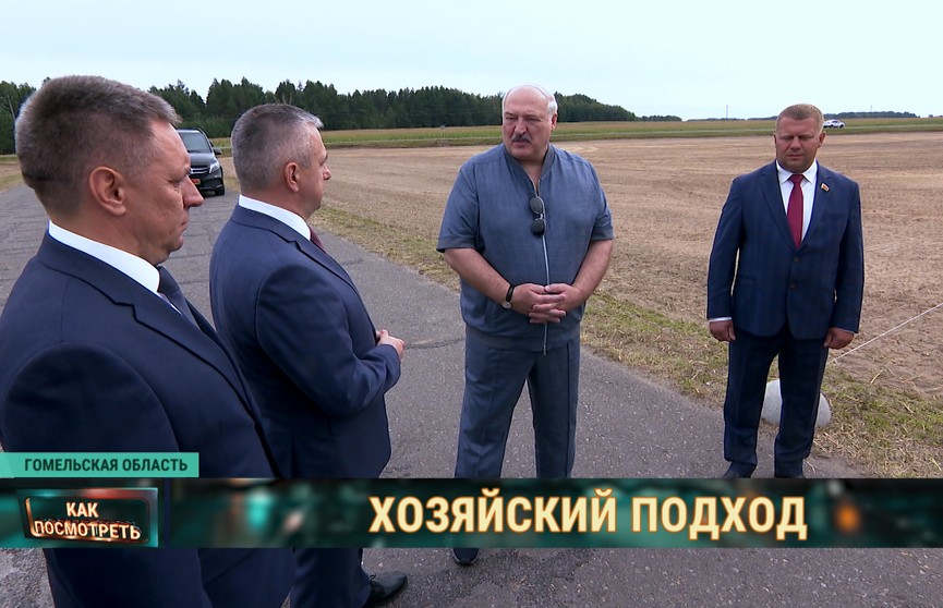 А. Лукашенко с рабочей поездкой посетил сельхозпредприятие в Гомельской области. Подробности