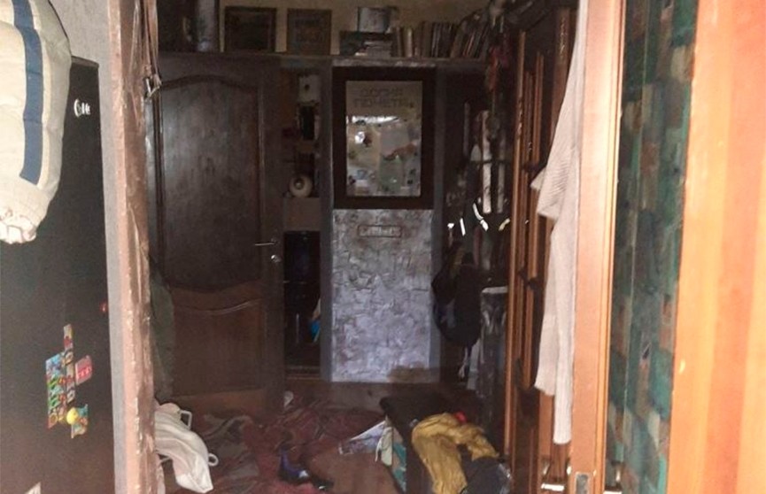 Мужчину спасли из горящей квартиры в Витебске