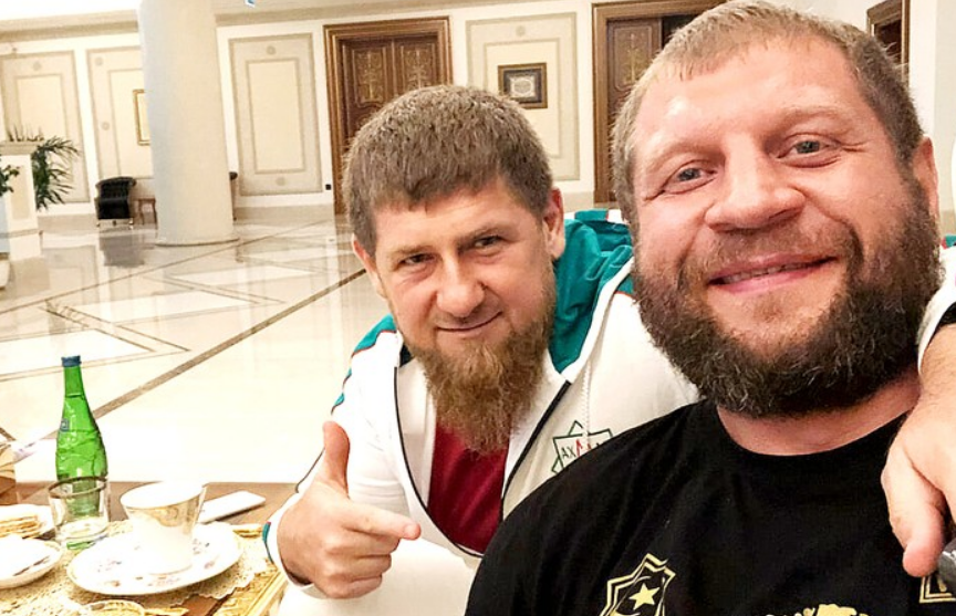Кадыров вышел в ринг с Александром Емельяненко