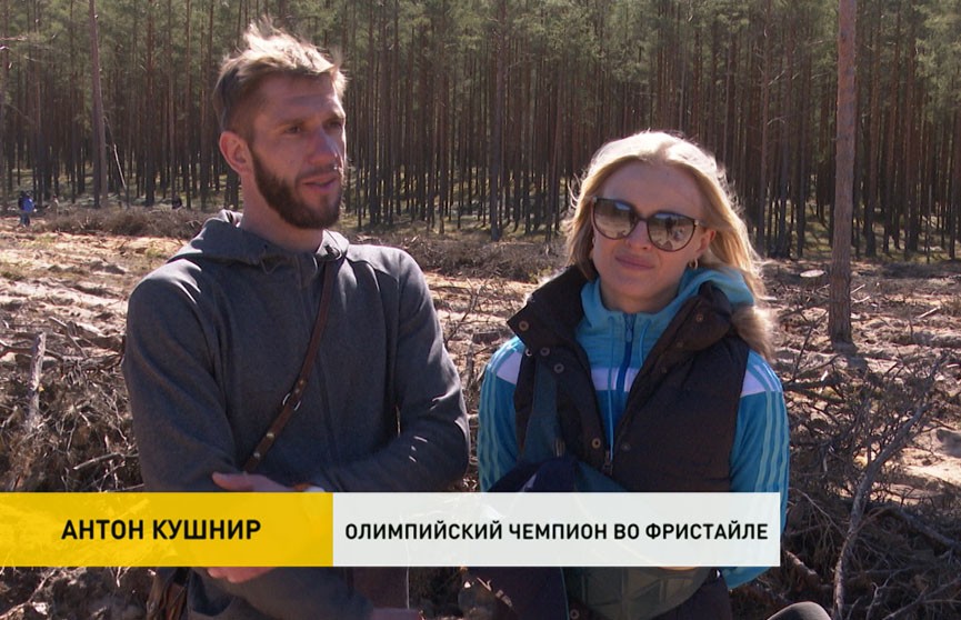 Олимпийский чемпион по фристайлу принял участие в республиканской акции «Неделя леса»