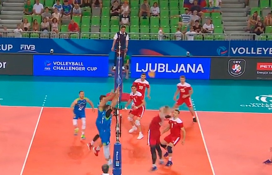Белорусы уступили сборной Словении по волейболу в полуфинале Кубка Челленджера Лиги наций