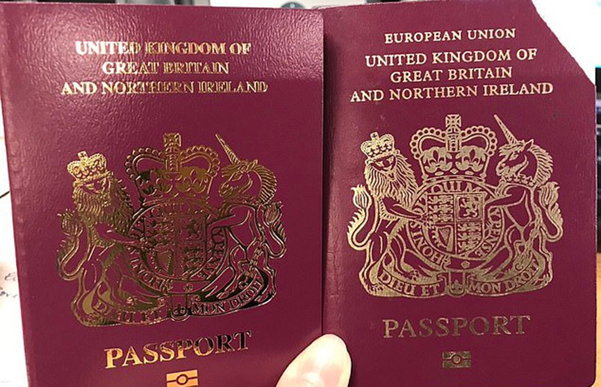 Новые паспорта без «Европейского союза» стали выдавать в Великобритании