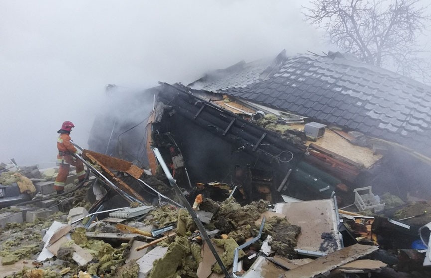 Жилой дом взорвался в Борисове: один человек пострадал