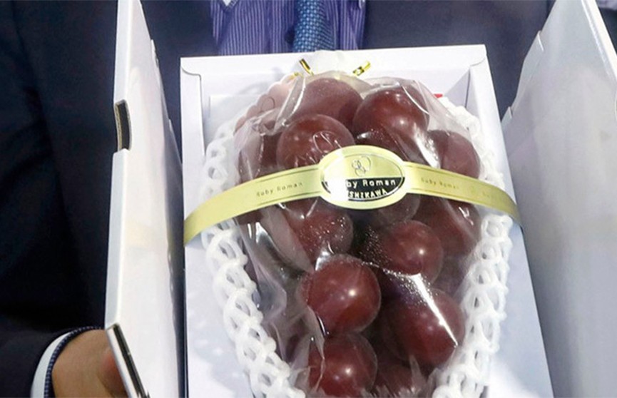 Гроздь винограда продали за рекордные $12 тыс. в Японии